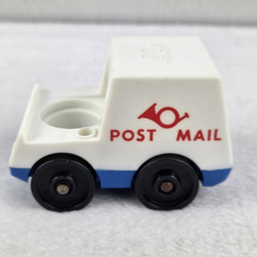 Vintage Fisher Price Little People Post Mail Delivery Truck Vehicle
